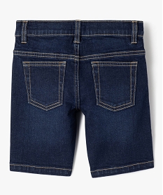 bermuda garcon en jean bleuD543301_4