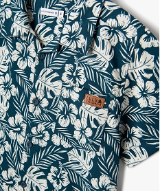 chemise garcon a manches courtes a motifs fleuris - lulucastagnette imprimeD545601_2
