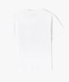 tee-shirt garcon avec motif voiture - metallica blancD549201_3
