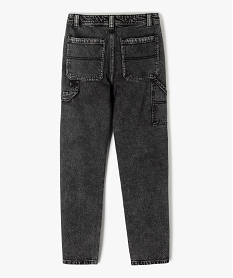 jean garcon coupe large delave gris jeansD555401_4