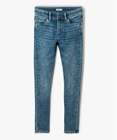 jean garcon coupe skinny coloris delave bleu jeansD555501_1