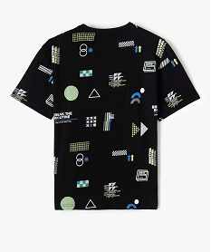 tee-shirt garcon a manches courtes a motifs graphiques imprime tee-shirtsD557801_4