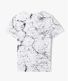 tee-shirt garcon a manches courtes a motifs tachetes imprimeD557901_3