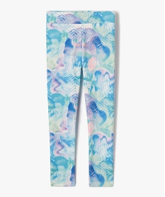 leggings fille a motifs abstraits bleuD561901_4