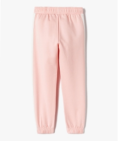 pantalon de jogging fille avec bandes contrastantes - camps united rose pantalonsD562201_3