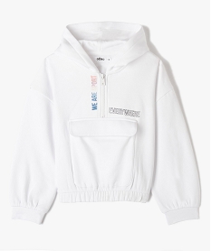 POLO BLEU MARINE SWEAT BLANC:40921500172-Coton////