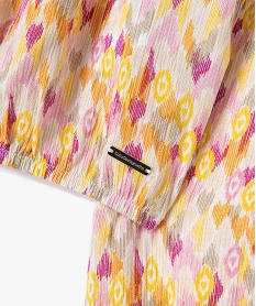 blouse fille imprimee a manches longues - lulucastagnette imprime chemises et blousesD590901_2