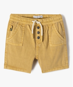 GEMO Bermuda bébé garçon en Lyocell - LuluCastagnette jaune standard