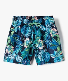 GEMO Short de bain garçon à motifs exotiques Imprimé