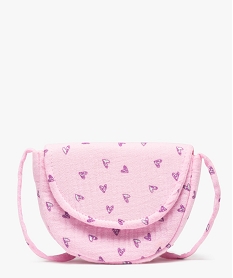 sac fille en gaze de coton avec chouchou pour les cheveux assorti rose sacs et cartablesD604901_1