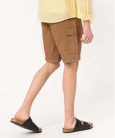 bermuda cargo en toile homme beigeD605301_3