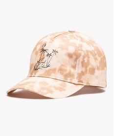 GEMO Casquette tie and dye avec motif palmiers garçon beige standard