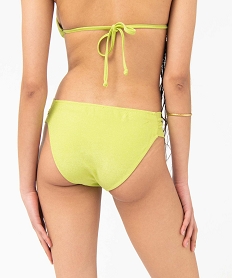 bas de maillot de bain femme forme culotte vert bas de maillots de bainD615601_2