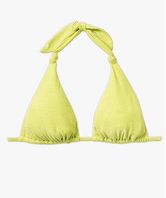 haut de maillot de bain femme forme triangle vert haut de maillots de bainD616301_4