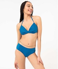 bas de maillot de bain femme forme shorty bleu bas de maillots de bainD619601_3