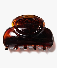 GEMO Pince crabe femme pour les cheveux petite taille marron standard