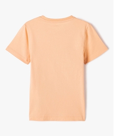 tee-shirt garcon a motif anime sur l’avant orange tee-shirtsD638401_4