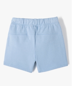 bermuda bebe garcon en maille unie a taille elastiquee bleu shortsD639901_3