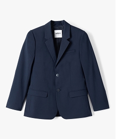 GEMO Veste de costume garçon fermeture deux boutons navy
