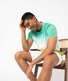 SANDALE BLANC TEE-SHIRT VERT:40179541836-Coton////