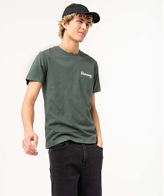 COMBI AOP FLEURS TEE-SHIRT VERT:40179541840-Coton////