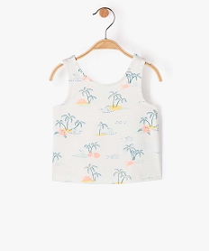 GEMO Débardeur bébé fille avec motifs estivaux Multicolore