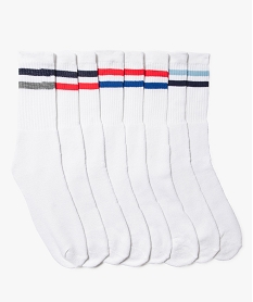 GEMO Chaussettes de sport homme (lot de 8) blanc standard