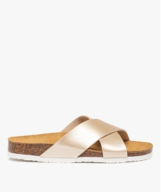 SANS GENRE NOIR NU-PIED OR:30381120034-Synthetique/Cuir vachette/Synthetique/Textile/