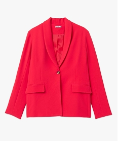 veste de tailleur femme fermeture un bouton rose vestesD654201_4
