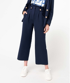 SANS GENRE BLEU/MARINE PANTACOURT BLEU MARINE:40288150143-Polyester////
