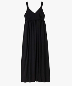 robe femme longueur chevilles a bretelles elastiques noirD657701_4