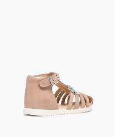 sandales bebe fille en cuir a talon et bout fermes – na! rose sandales et nu-piedsD673501_4