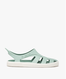 GEMO Sandales de plage garçon extra souples - Boatilus vert standard