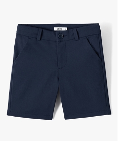 GEMO Bermuda de costume garçon en toile navy