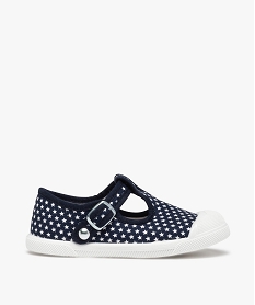 babies fille en toile imprimees etoiles a bout renforce bleu tennis en toileD681901_1