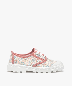 GEMO Baskets fille à semelle crantée dessus tissu imprimé imprime fleurs