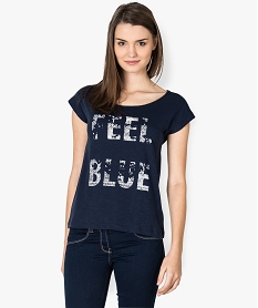 TEE-SHIRT BLANC/AOP TEE-SHIRT BLANC:40289542272-Polyester////