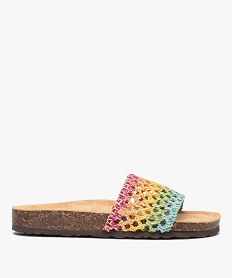 MARO ROSE NU-PIED MULTI:30381120418-Textile/Cuir veau/Synthetique/Non double/