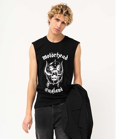 tee-shirt homme sans manches imprime - motorhead noir tee-shirtsD694401_1