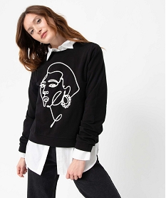 PANTALON GRIS ANTHRA SWEAT NOIR:40281500451-Coton////