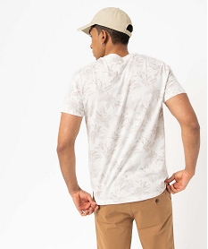 tee-shirt homme a manches courtes motif tropical imprime tee-shirtsD711801_3