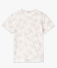 tee-shirt homme a manches courtes motif tropical imprime tee-shirtsD711801_4