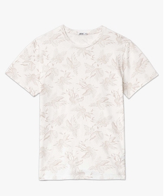 tee-shirt homme a manches courtes motif tropical imprime tee-shirtsD711801_4