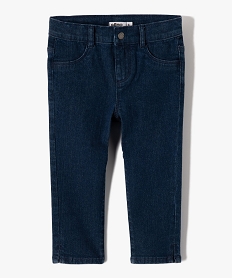 GEMO Pantacourt en jean coupe Slim fille bleu standard