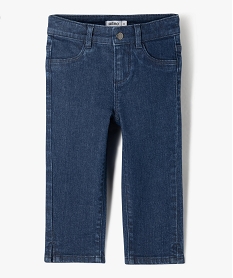 pantacourt en jean coupe slim fille bleu standard pantacourtsD839801_4