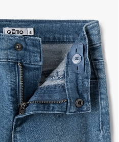pantacourt en jean coupe slim fille gris pantacourtsD839901_2