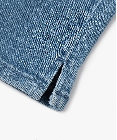 pantacourt en jean coupe slim fille gris pantacourtsD839901_3