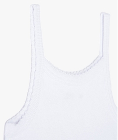 bodies bebe a bretelles (lot de 3) 100 coton biologique blancD869801_2