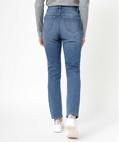 jean femme coupe slim taille haute – longueur l26 bleu taille hauteD908101_3