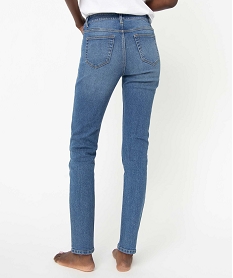 jean taille haute femme – longueur l30 bleu taille hauteD908301_3